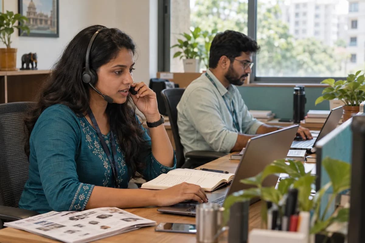 Business development representatives research prospects and speak with customers