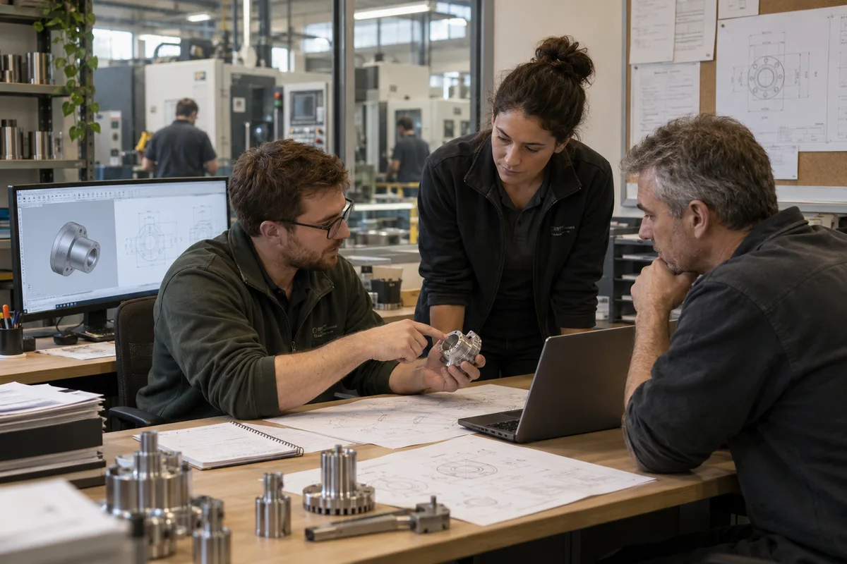 Precision component manufacturers: show a real physical business scene illustrating Enquiries, drawings and revisions. Log each enquiry with its drawing, keep every revision against the part, and make sure the order, the work order and the router all name the revision that was agreed.